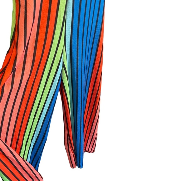 San Joy Women's Sexy Off Shoulder Rainbow Jumpsuit, Size Medium - Picture 8 of 13